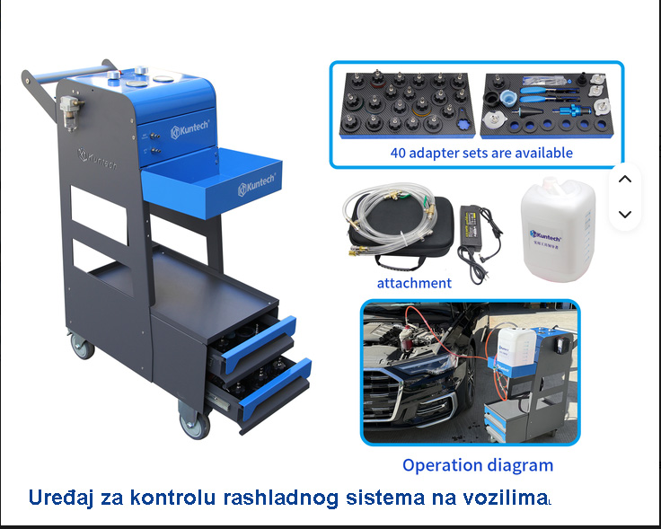 Uređaj za kontrolu rashladnog sistema na vozilma